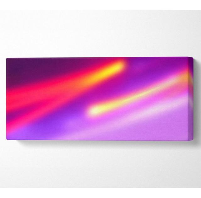 Light Orbs - Wrapped Canvas Art Prints Ivy Bronx Size: 81.3cm H x 183cm W on Productcaster.