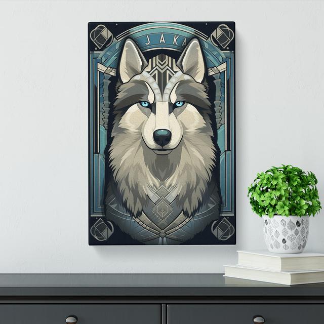 Husky - No Frame Print Marlow Home Co. Size: 76cm H x 50cm W x 3cm D on Productcaster.