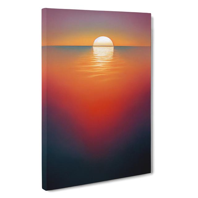 Serene Sunset House of Hampton Size: 60cm H x 40cm W x 3cm D on Productcaster.