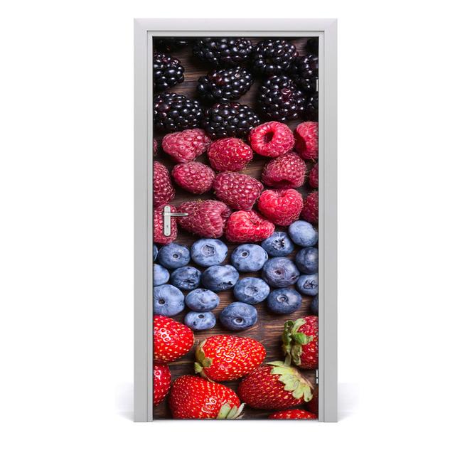 Berries Door Sticker East Urban Home on Productcaster.