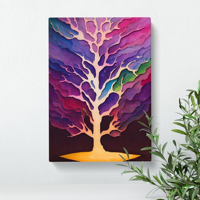 Sublime Tree No.1 Abstract - Wrapped Canvas Graphic Art ClassicLiving Size: 60cm H x 35cm W x 3cm D on Productcaster.