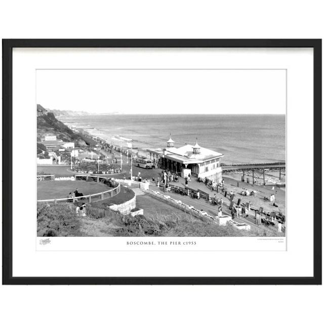 Boscombe, The Pier C1955 by Francis Frith - Single Picture Frame Print The Francis Frith Collection Size: 60cm H x 80cm W x 2.3cm D on Productcaster.