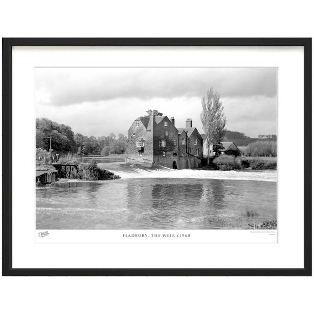 Fladbury, The Weir C1960 by Francis Frith - Single Picture Frame Print The Francis Frith Collection Size: 60cm H x 80cm W x 2.3cm D on Productcaster.