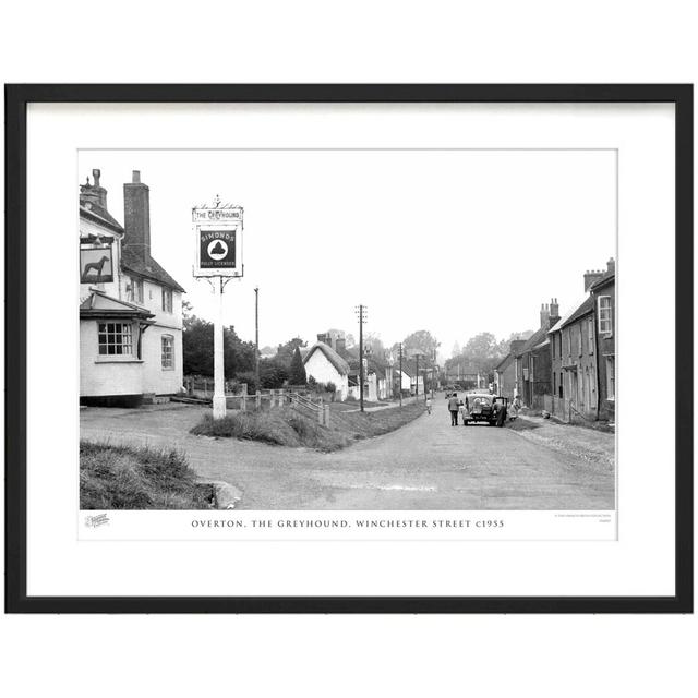 'Overton, the Greyhound, Winchester Street C1955' by Francis Frith - Picture Frame Photograph Print on Paper The Francis Frith Collection Size: 60cm H on Productcaster.