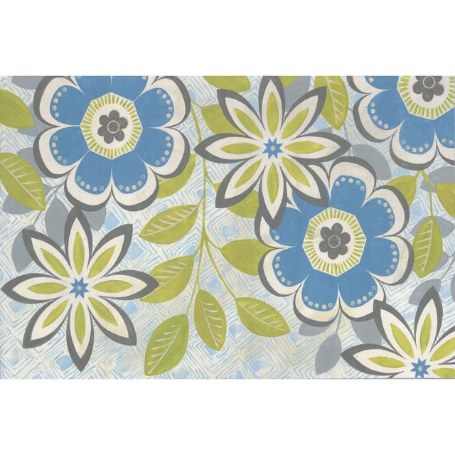 Spring Fun Flowers Marlow Home Co. Size: 61cm H x 91cm W x 3.8cm D on Productcaster.