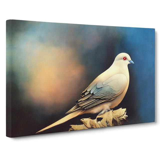 Spectacular Dove Bird - Wrapped Canvas Painting ClassicLiving Size: 35cm H x 50cm W x 3cm D on Productcaster.