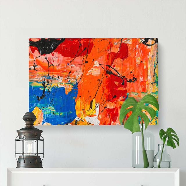 Abstract Art Painting Vol.183 by S.Johnson - Wrapped Canvas Painting Print East Urban Home Size: 50cm H x 76cm W x 3cm D on Productcaster.