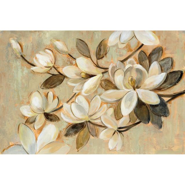 Magnolia Simplicity by Silvia Vassileva - Wrapped Canvas Painting Marlow Home Co. Size: 20cm H x 30cm W on Productcaster.