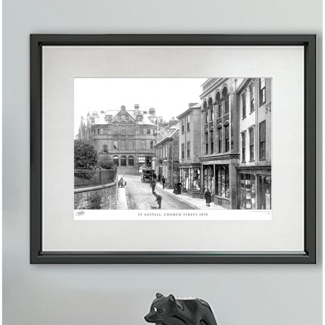 St Austell, Church Street 1898 by Francis Frith - Single Picture Frame Print The Francis Frith Collection Size: 45cm H x 60cm W x 2.3cm D on Productcaster.