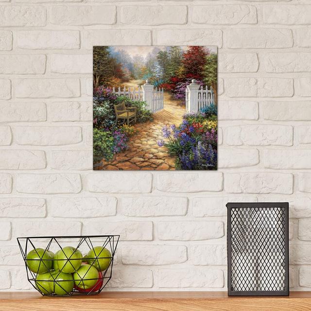 'Gateway to Enchantment' by Carol Black - Wrapped Canvas Painting Print Fleur De Lis Living Format: Wrapped Canvas, Size: 66.04cm H x 66.04cm W x 3.81 on Productcaster.