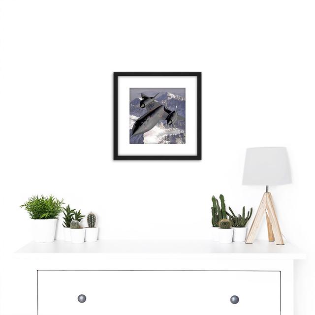 Military USA USAF SR-71B Blackbird Aircraft Photo - Single Picture Frame Print Williston Forge on Productcaster.