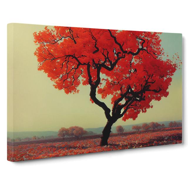 Flawless Tree - Wrapped Canvas Painting ClassicLiving Size: 50cm H x 76cm W x 3cm D on Productcaster.