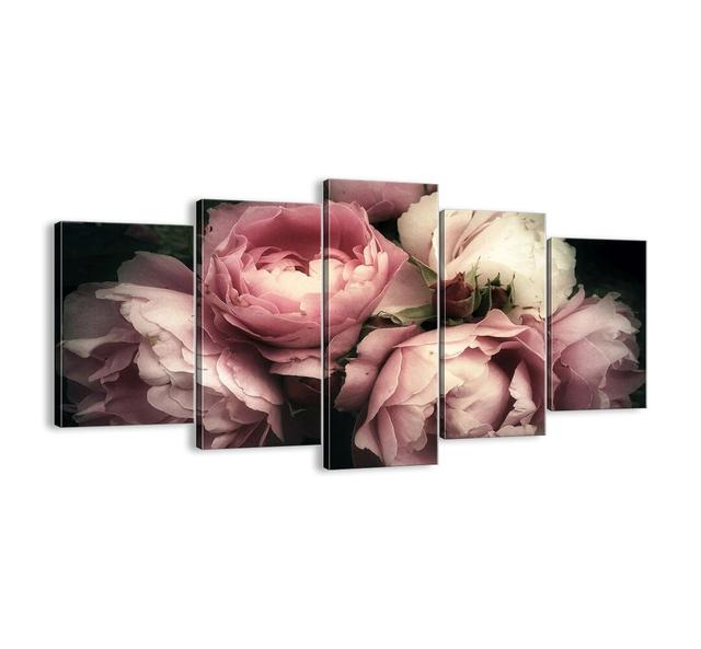 Belle Epoque Charm - 5 Piece Unframed Photograph Print Set on Canvas Brayden Studio Size: 85cm H x 160cm W x 1.8cm D on Productcaster.