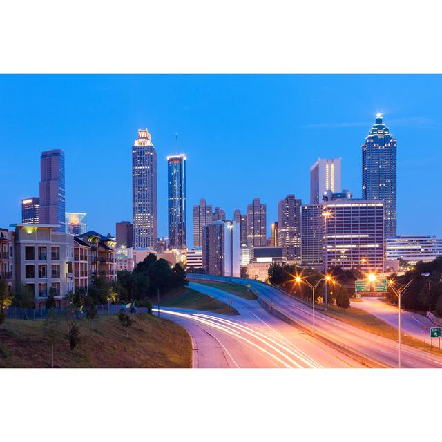 Arawn Skyline Of Atlanta by Tifonimages - Wrapped Canvas Print 17 Stories Size: 51cm H x 76cm W x 3.8cm D on Productcaster.