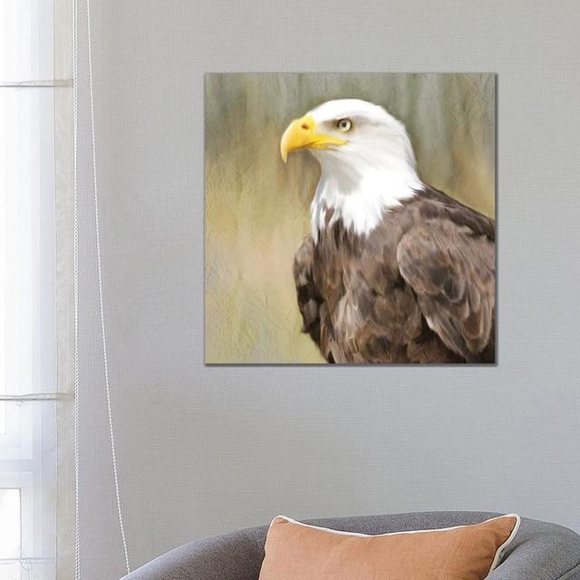 Eagle Eye by Kimberly Allen - Wrapped Canvas Gallery-Wrapped Canvas Giclée Alpen Home Size: 66.04cm H x 66.04cm W x 3.81cm D on Productcaster.