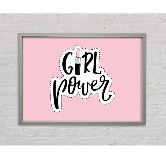 Girl Power 1 - Single Picture Frame Art Prints on Canvas Bright Star Size: 100cm H x 141.4cm W x 3.3cm D on Productcaster.