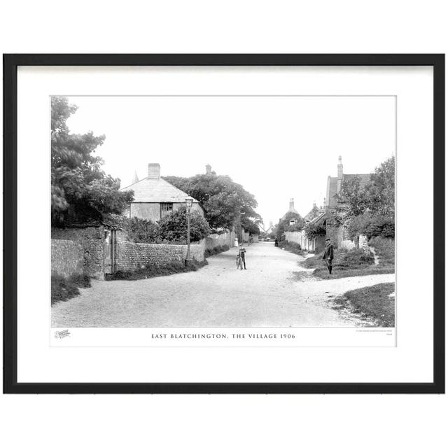 'East Blatchington, the Village 1906' by Francis Frith - Picture Frame Photograph Print on Paper The Francis Frith Collection Size: 60cm H x 80cm W x on Productcaster.