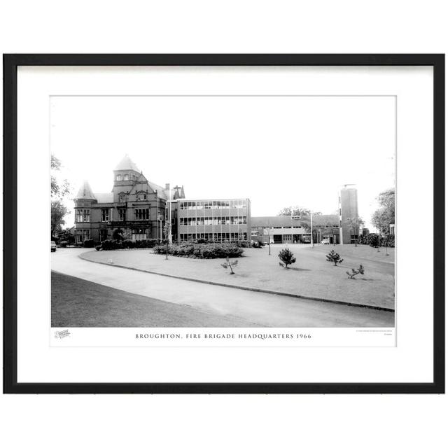 'Broughton, Fire Brigade Headquarters 1966' - Picture Frame Photograph Print on Paper The Francis Frith Collection Size: 60cm H x 80cm W x 2.3cm D on Productcaster.