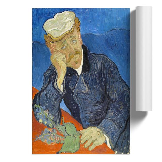 Dr Paul Gachet by Vincent Van Gogh - Unframed Painting East Urban Home Size: 30cm H x 21cm W x 0.1cm D on Productcaster.