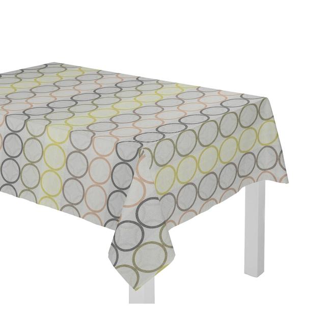 Deguzman Tablecloth Brayden Studio Size: 130cm W x 160cm L, Colour: Light green/Brown/Black on Productcaster.