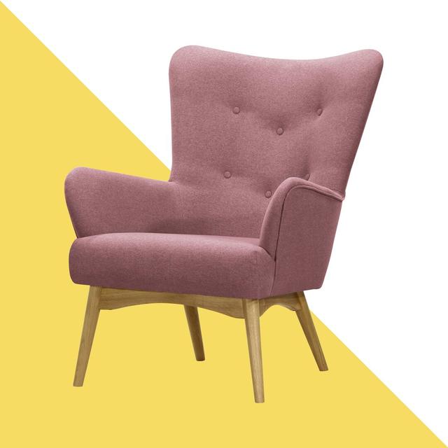 Holli Wingback Chair Hashtag Home Upholstery: Hamilton Pink on Productcaster.