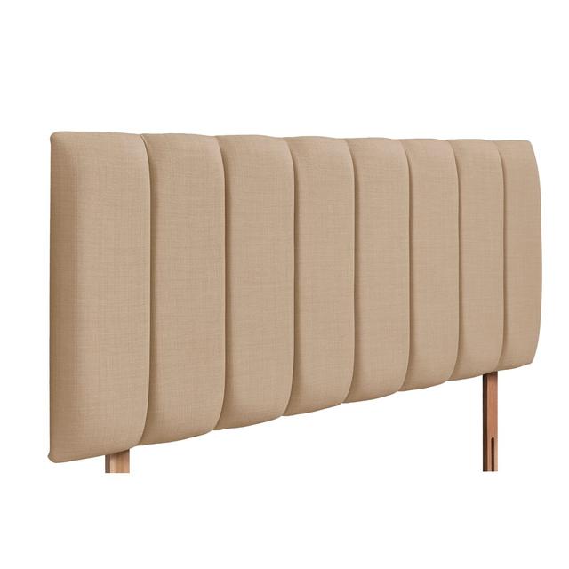 Praneeth Upholstered Headboard 17 Stories Colour: Beige, Size: Double (4'6) on Productcaster.