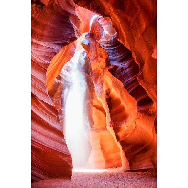 Light Beam At Upper Antelope Canyon by Powerofforever - Wrapped Canvas Print Natur Pur Size: 30cm H x 20cm W x 3.8cm D on Productcaster.