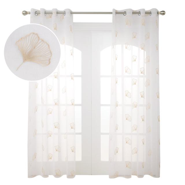 Mann Polyester Light Filtering Grommet / Eyelet Curtain Pair Lark Manor on Productcaster.