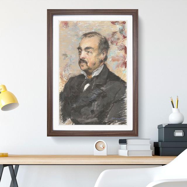 Julien De La Rochenoire by Edouard Manet - Picture Frame Painting East Urban Home Frame Option: Walnut, Size: 90cm H x 65cm W x 2cm D on Productcaster.