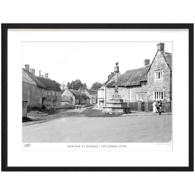 'Hinton St George, the Cross C1955' - Picture Frame Photograph Print on Paper The Francis Frith Collection Size: 28cm H x 36cm W x 2.3cm D on Productcaster.