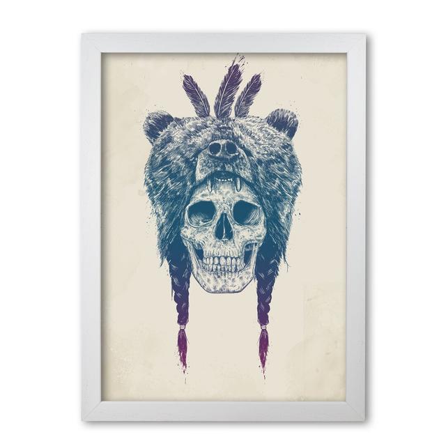 Dead Shaman by Mercedes Lopes Charro - Print East Urban Home Size: 59.4 cm H x 42 cm W x 5 cm D, Frame Options: White Grain on Productcaster.