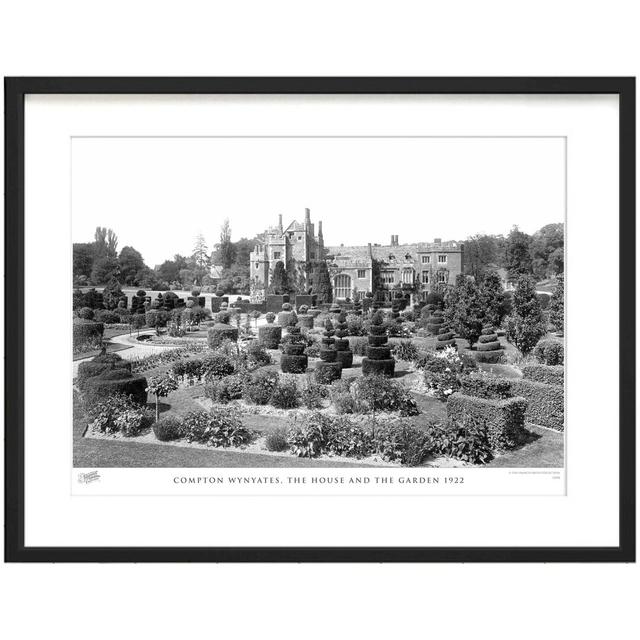 'Compton Wynyates, the House and the Garden 1922' by Francis Frith - Picture Frame Photograph Print on Paper The Francis Frith Collection Size: 45cm H on Productcaster.