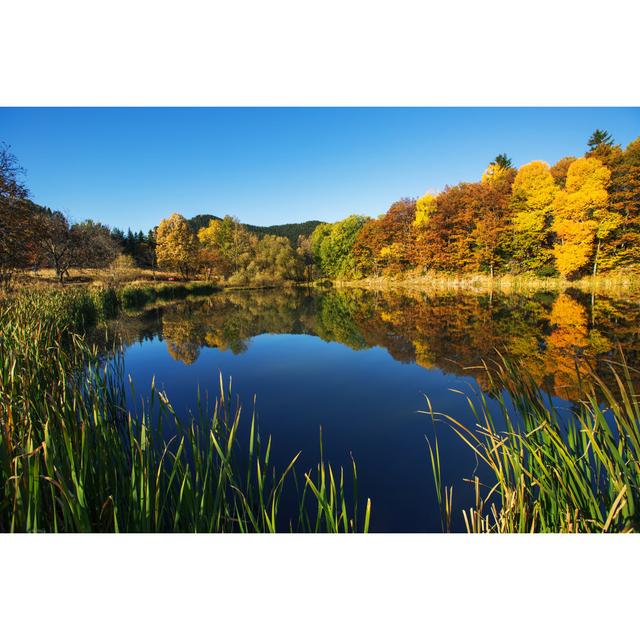 Everlee Mountain Lake - Wrapped Canvas Print Alpen Home Size: 51cm H x 76cm W x 3.8cm D on Productcaster.