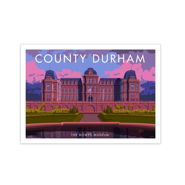 County Durham by Stephen Millership - Print East Urban Home Size: 29.7 cm H x 42 cm W x 1 cm D, Frame Options: No Frame on Productcaster.