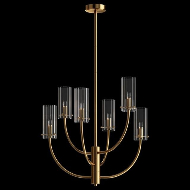 Holsworth 6-Light Chandelier Canora Grey on Productcaster.