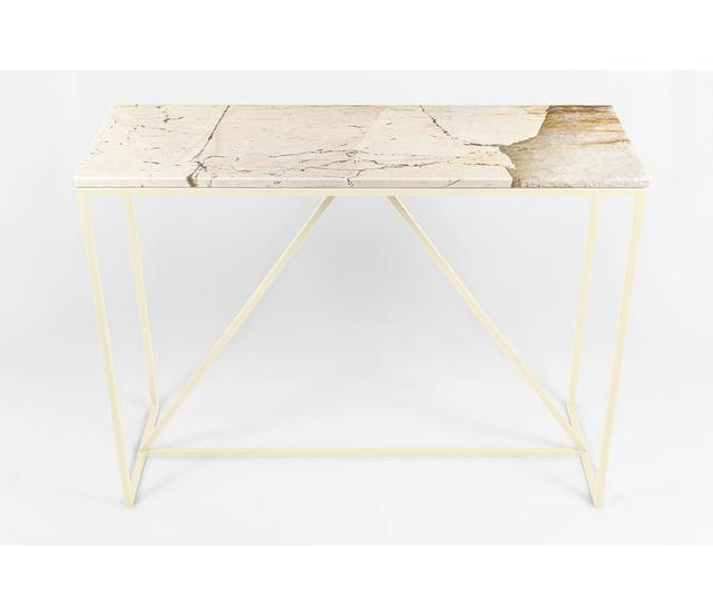 Aimee-Anna 100Cm Console Table Canora Grey Table Base Colour: Beige on Productcaster.