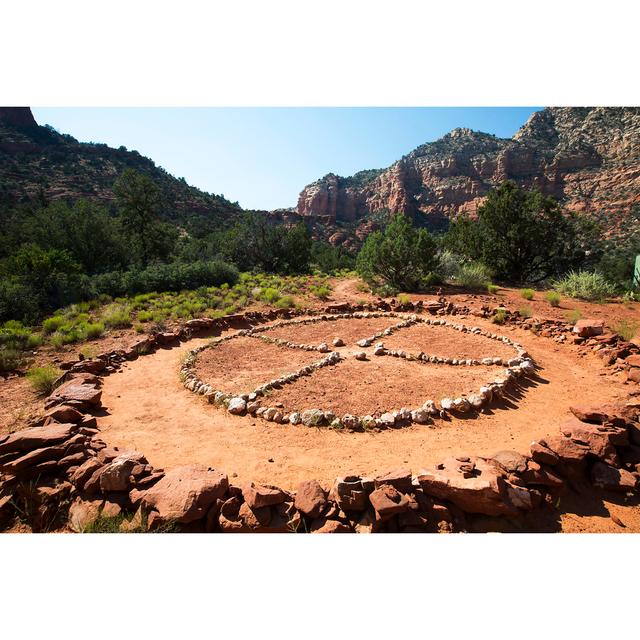 Latita Medicine Wheel in Sedona by Jenlothrigel - Wrapped Canvas Photograph 17 Stories Size: 30cm H x 46cm W x 3.8cm D on Productcaster.