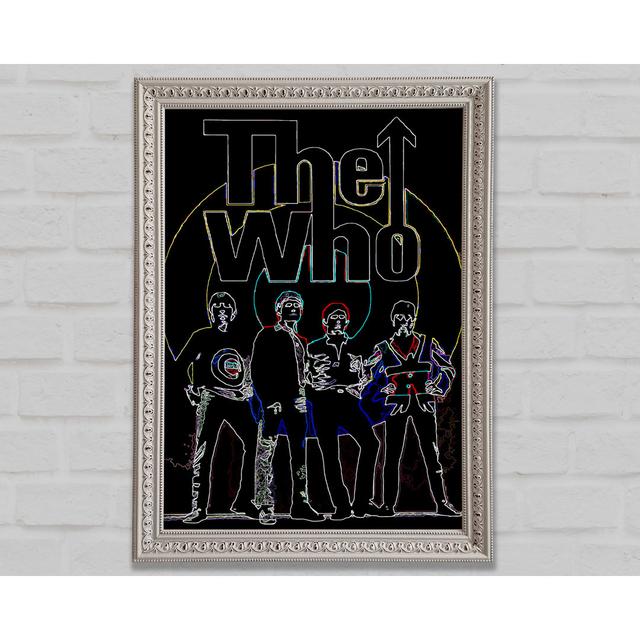 The Who White - Print Bright Star Size: 141.4cm H x 100cm W x 3cm D on Productcaster.