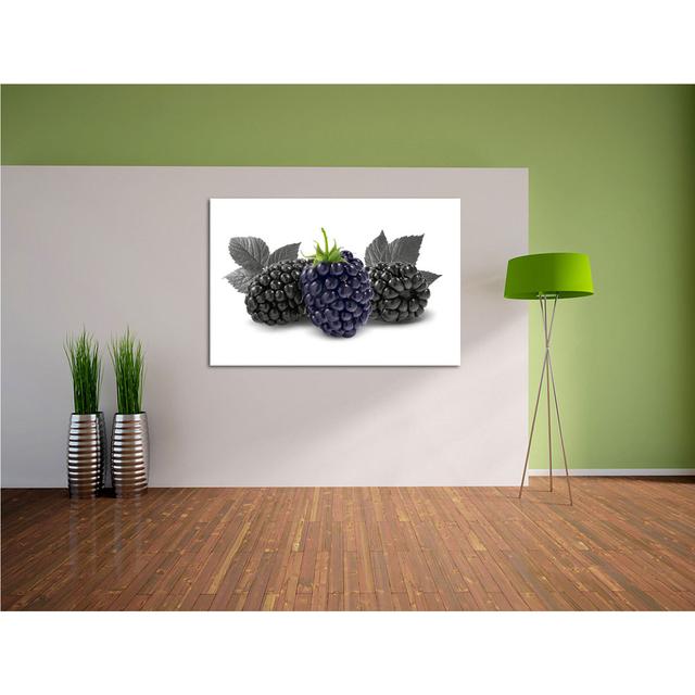 Leinwandbild Große Brombeeren East Urban Home Größe: 40 cm H x 60 cm B on Productcaster.