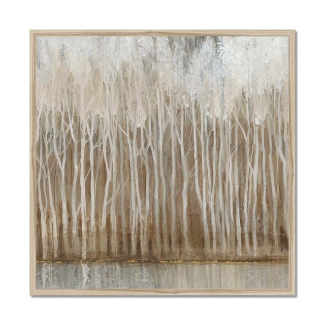 Whispering Trees II by Timothy O' Toole - Wrapped Canvas Painting Lark Manor Size: 80cm H x 80cm W, Format: Natural Wood Framed Paper Print on Productcaster.