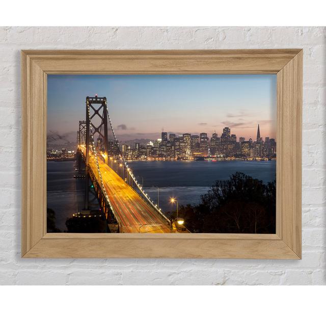 Golden Gate Bridge - Single Picture Frame Art Prints Bright Star Size: 42cm H x 59.7cm W x 8cm D on Productcaster.