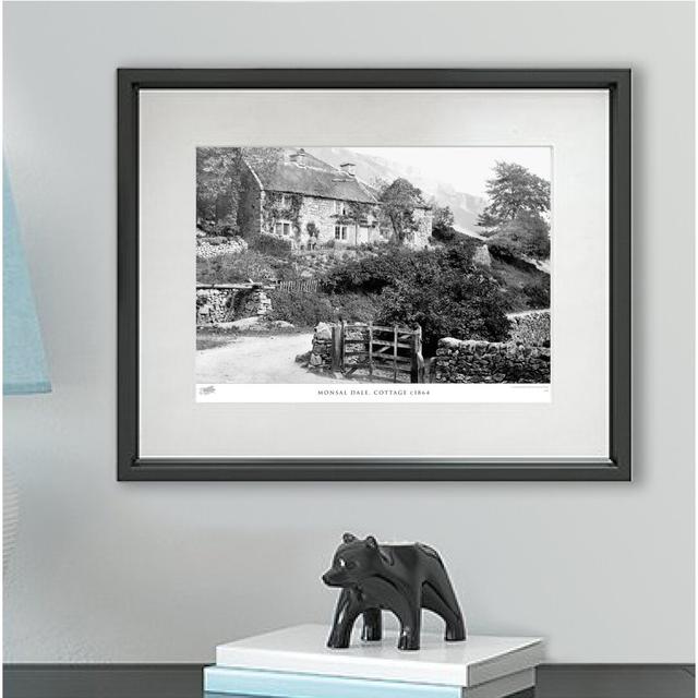 Monsal Dale, Cottage C1864' - Picture Frame Photograph Print on Paper The Francis Frith Collection Size: 40cm H x 50cm W x 2.3cm D on Productcaster.