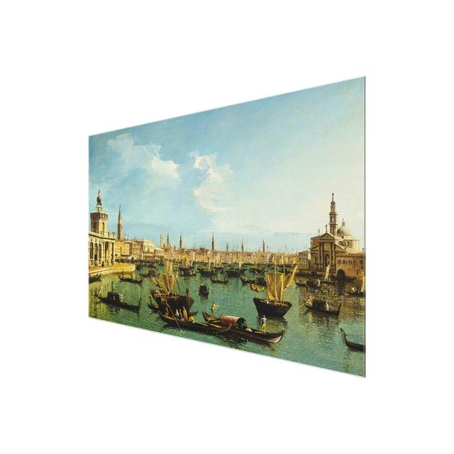 Glasbild Bacino Di San Marco, Venice von Bernardo Bellotto East Urban Home Größe: 80 cm H x 120 cm B on Productcaster.