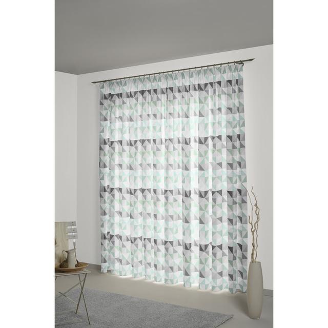 Berlare Berlare, Multibandschal, blickdicht Wirth Panel size: 132cm Width x 395cm Drop, Curtain colour: Mint on Productcaster.