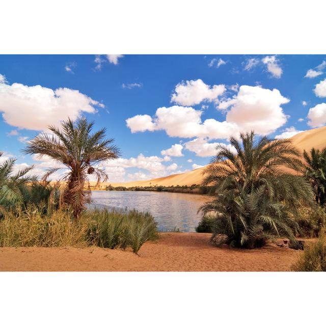 Gaberoun Oasis by Cinoby - No Frame Print on Canvas 17 Stories Size: 81cm H x 122cm W on Productcaster.