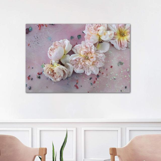 Flower Power Dance by Antuanelle - Wrapped Canvas Print 17 Stories Size: 66.04cm H x 101.6cm W x 3.81cm D on Productcaster.