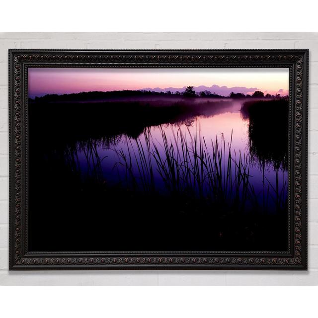 Pink River Calm Framed Print Bright Star Size: 29.7cm H x 42cm W x 3cm D on Productcaster.