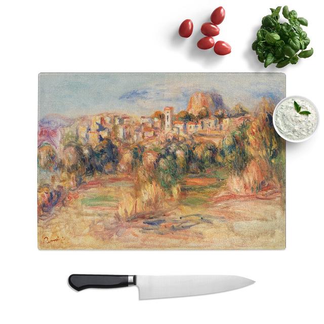 La Gaude by Pierre-Auguste Renoir Chopping Board East Urban Home Size: 0.4cm H x 28.5cm W x 39cm L on Productcaster.