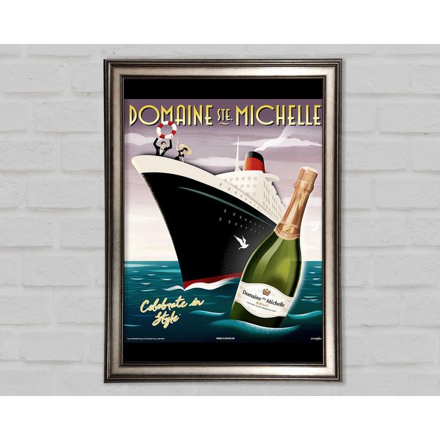 Domaine Ste Michelle - Single Picture Frame Art Prints Longshore Tides Size: 59.7cm H x 42cm W x 1.5cm D on Productcaster.