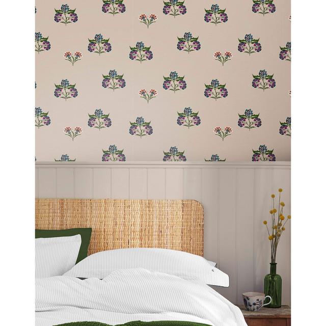 Joules Indienne Block Print Dawn 10m x 52cm Paste the Wall Wallpaper Roll JOULES on Productcaster.